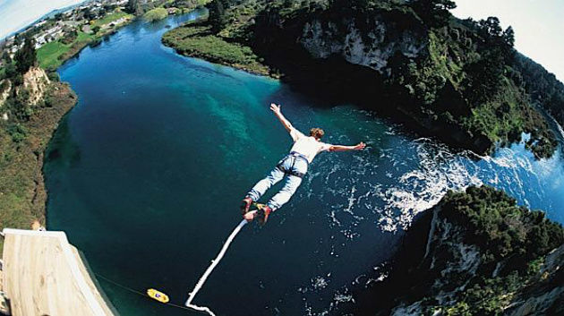 bungee jumping and stress